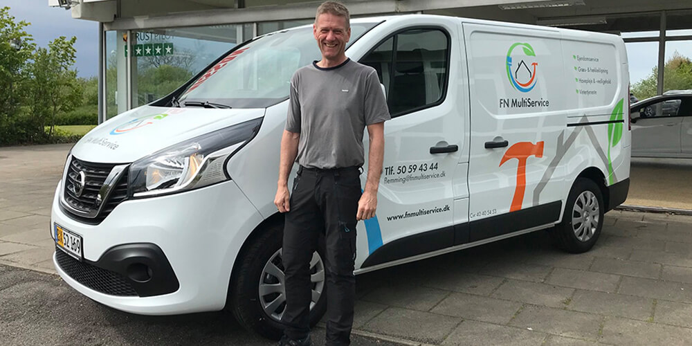 Flemming Nielsen fra FN MultiService i Svendborg
